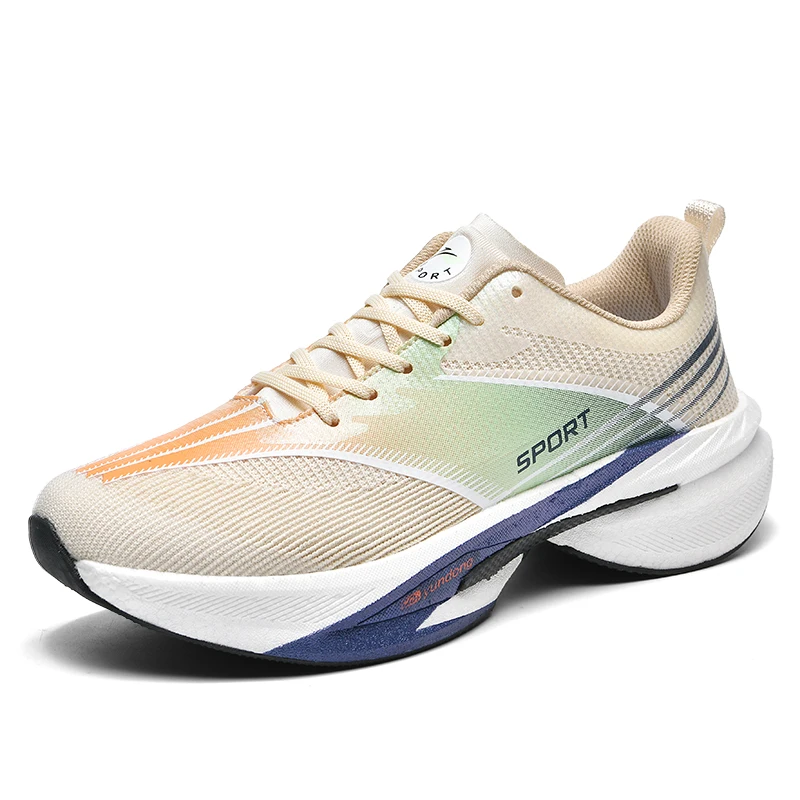 

Men's sports shoes, lightweight carbon plate racing running shoes, winter shock absorption, anti slip, wear-resistant, breathabl