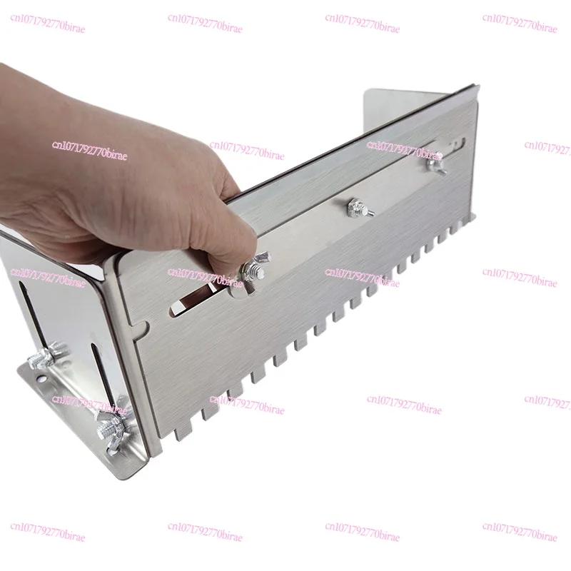 

Stainless Steel Mud Slab Grooving Device Thin Sticker Serrated Plate Multifunctional Tile Artifact