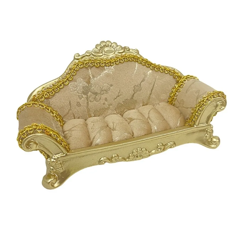 Sofa Shape Jewelry Display Stand Elegant Fairytale Charm Rings Holder Space Saving Decorative Charm Jewelry Rack Stand