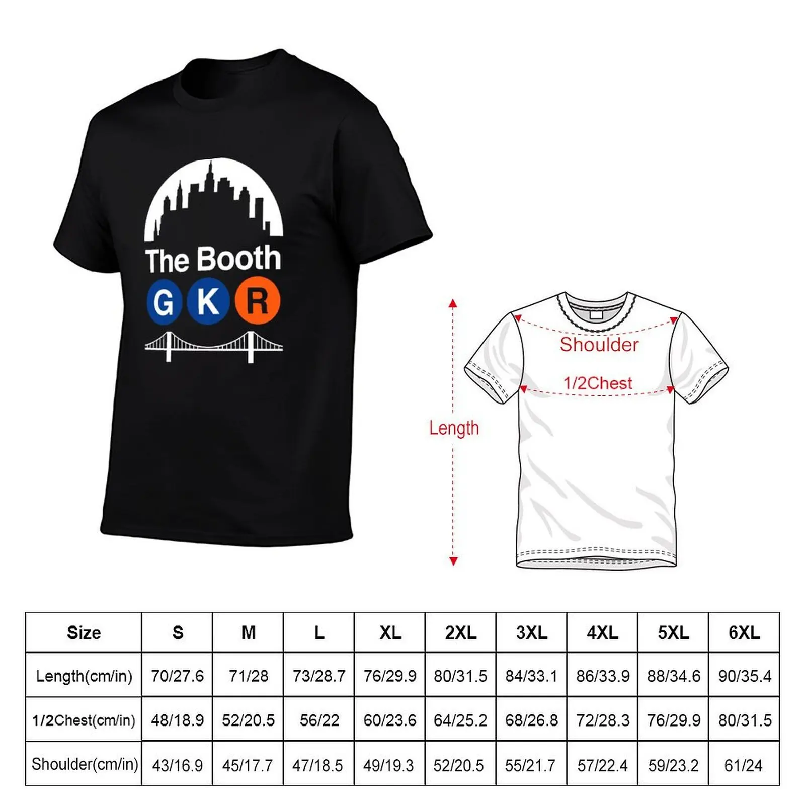 The Booth T-Shirt t shirt men 100% cotton luxury brand man t shirt luxury printed t shirts for man T-shirt