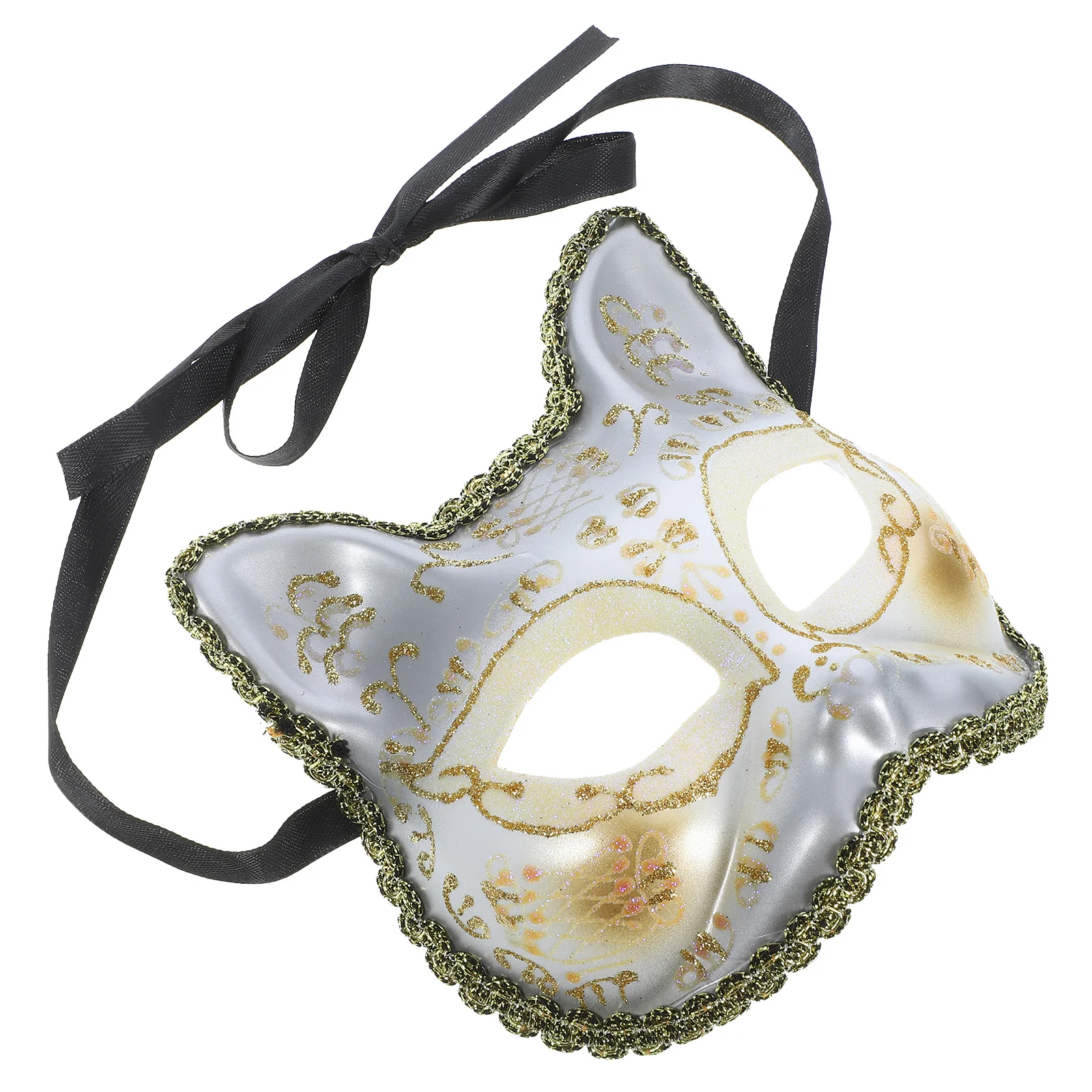 

Маска кошки, многоразовая пластиковая новинка, маскарадная маска для вечеринки, костюм на Хэллоуин, украшение для косплея, маскарадные маски