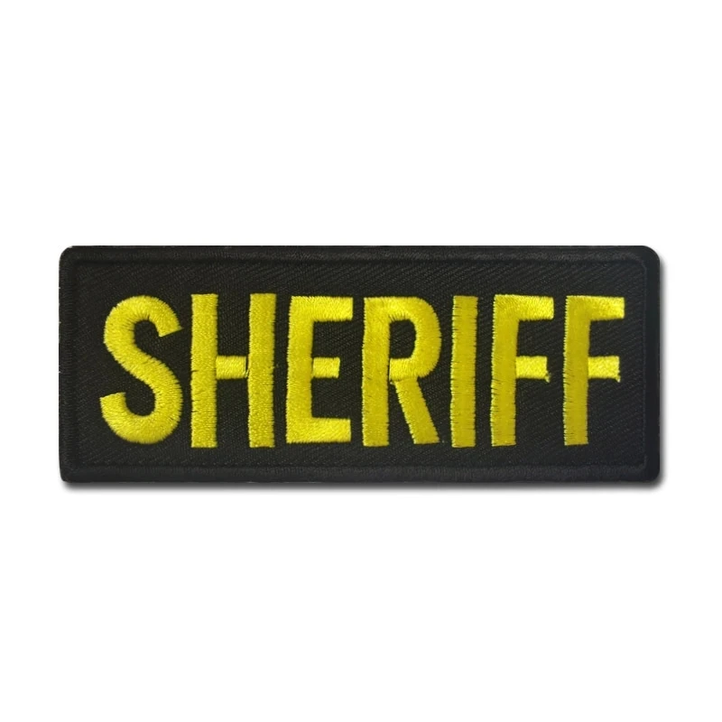 وكيل إنفاذ الأمن المطرزة بقع SHERIFF زين موحدة سترة بقع