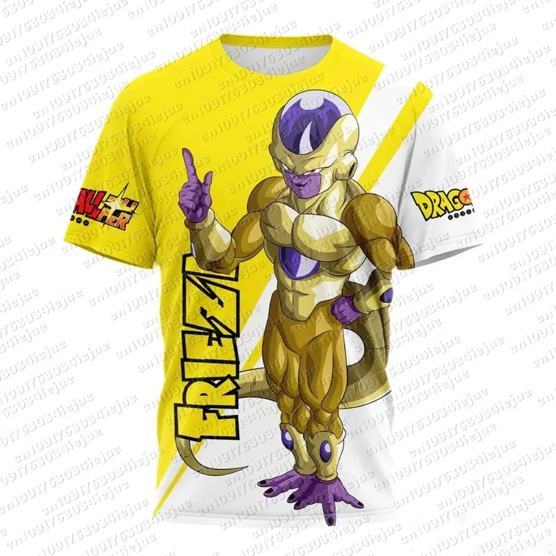 Dragon Ball Z Kid Goku Chibi 3D Printed T-Shirt Summer Casual Short Sleeve Anime Tee Adult and Child Role-playing T-shirts