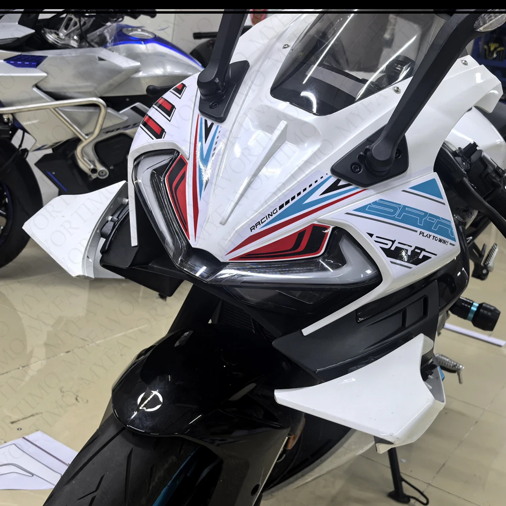 2025 2026 For 675SR-R 675SRR 675 SR R 675SR Tank Pad Knee Fender Front Protection Stickers Decals Accessories