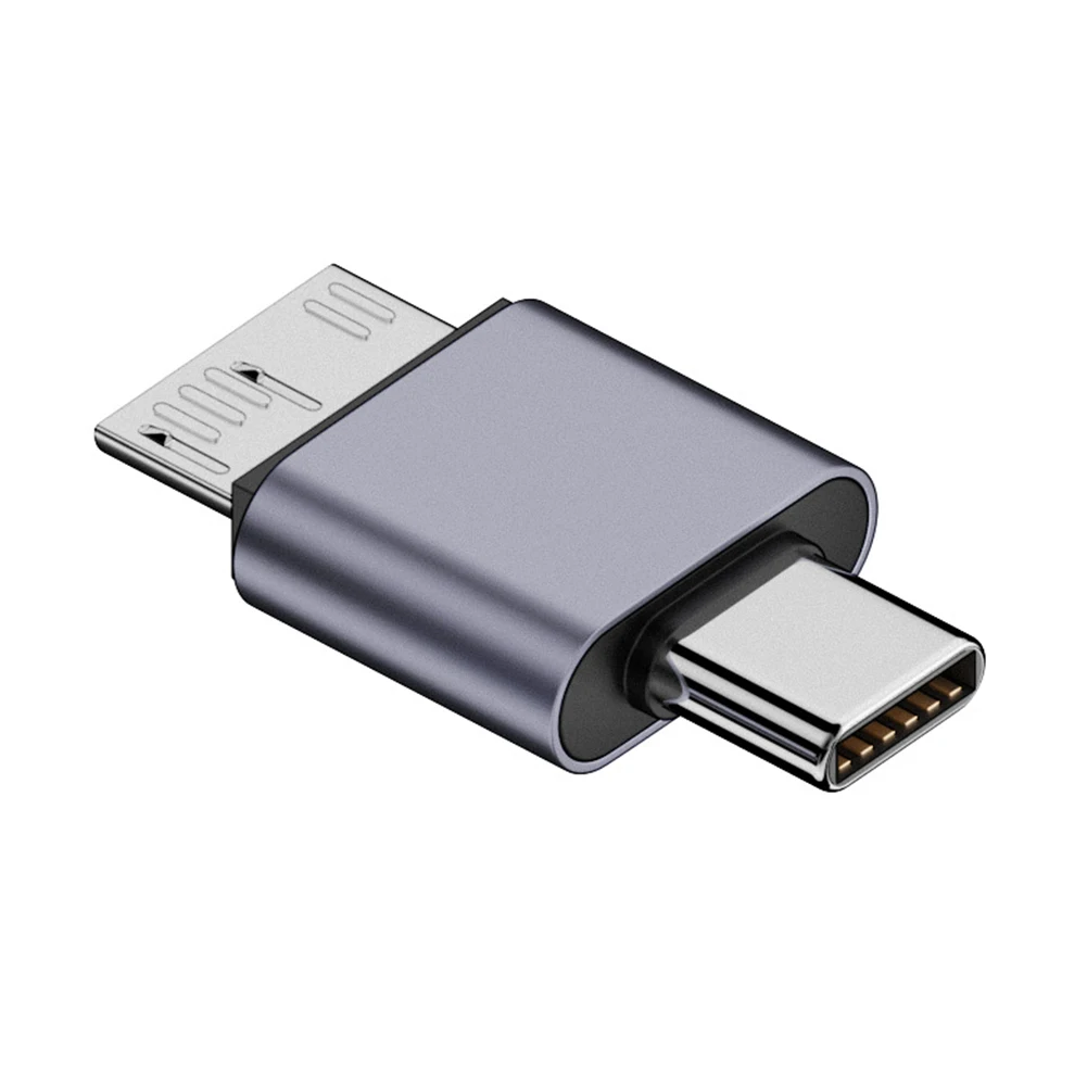 USB C naar Micro B USB 3.0-adapter Type C Female naar Micro B Male Snel opladen USB Micro 3.0 naar Type C Supersnelheid voor laptop HDD