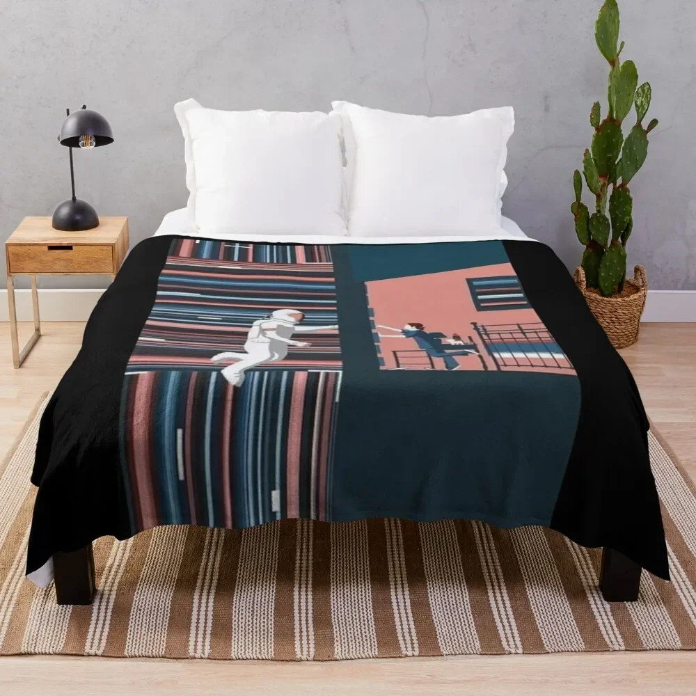 Interstellar Tesseract Classic Throw Blanket Plaid Weighted Winter beds Summer Beddings Blankets