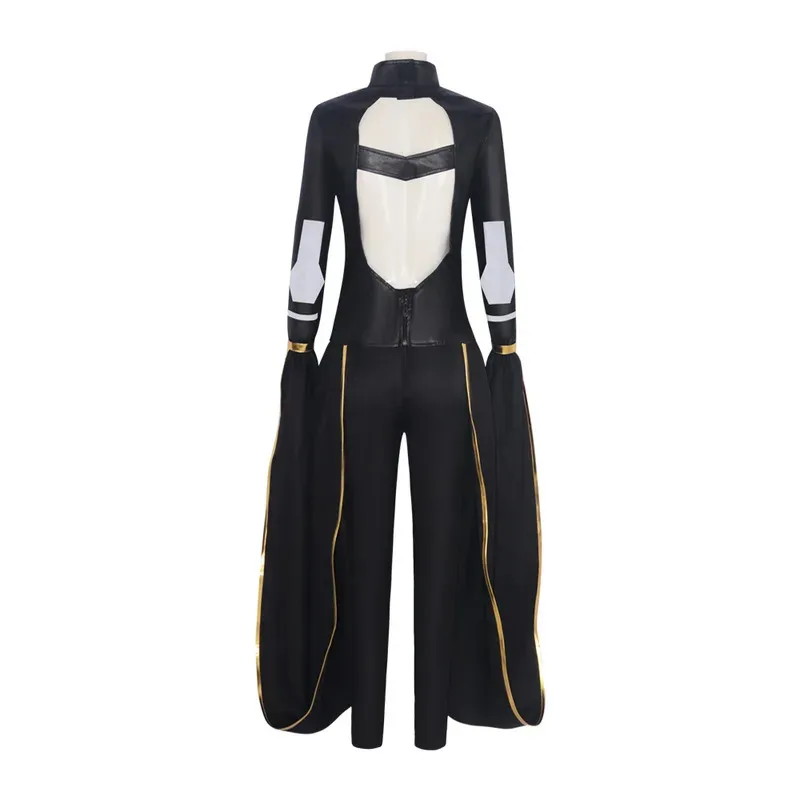 أزياء فيلم X-Force Storm Ororo Munroe التأثيرية X-Men BlueOroro زي أسود للهالوين للنساء بدلة ساحرة للطقس لعيد الميلاد