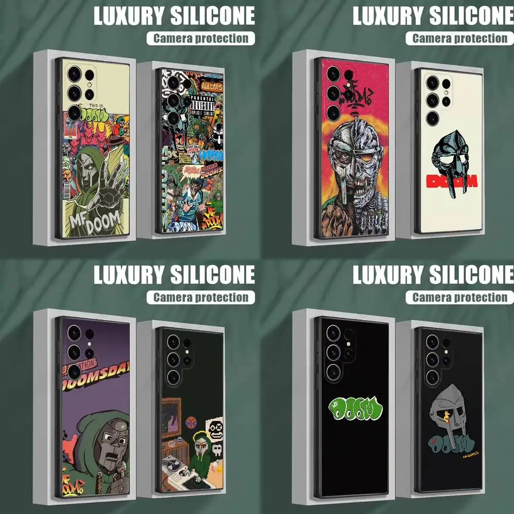 

Rapper Retro Mf D-Doom Phone Case For Samsung S25,S24,S23,S22,S21,S20,S10,Ultra,Plus,Lite,FE,Soft Silicone Black Cover