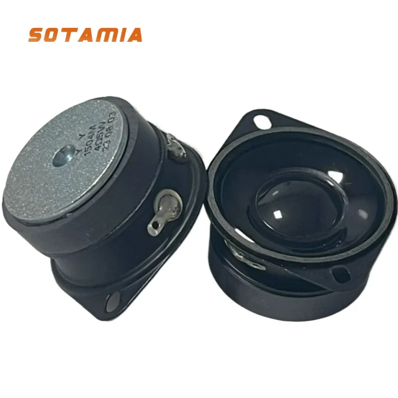 

SOTAMIA 2Pcs 1.5 Inch Mini Speaker Audio Tweeter 4 Ohm 5W PP Basin Portable HIFI Treble Loudspeaker DIY Bluetooth Speaker