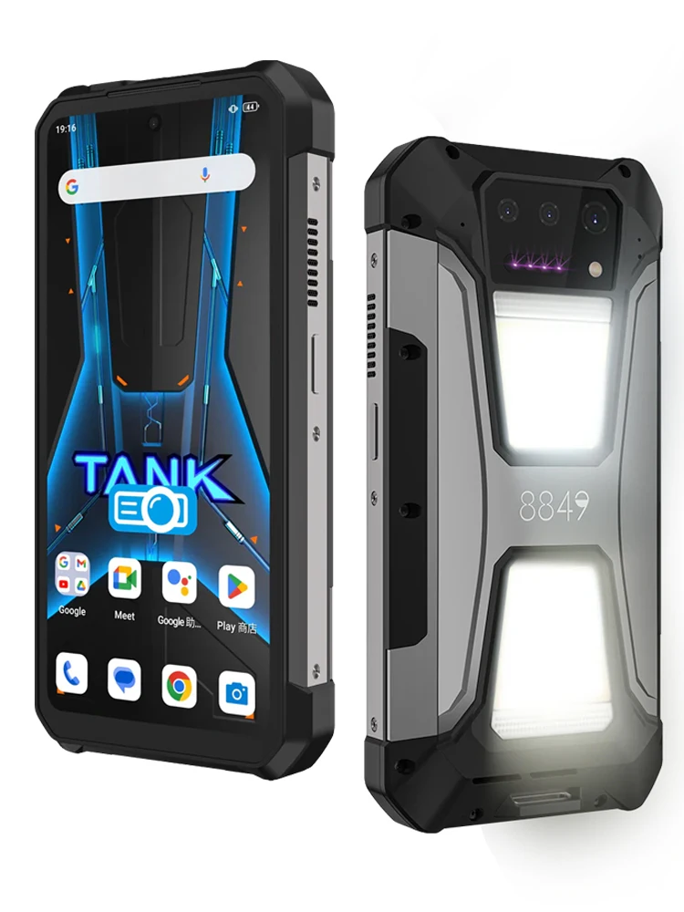 8849 Tank 2 PRO Unihertz Wytrzymały Smartfon z Projektorem 100 Lumenów Android15 23800mAh 120W 512GB 100MP Kamera Noktowizyjna IP68 2026 — zdjęcie produktu 7