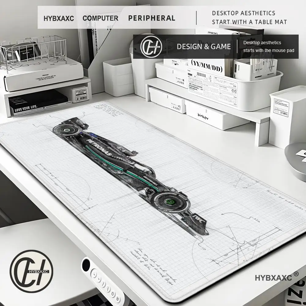 

Formulas 1 F1 Mousepad Non-slip Lockedge Office Student Gaming Thickened Large 900x400 Writing Mat Cushion Office Accessories