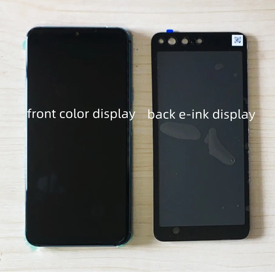 

6.5inch For Hisense A6L HLTE730T Front color LCD DIsplay Touch Screen Digitizer Assembly Back e-ink DIsplay