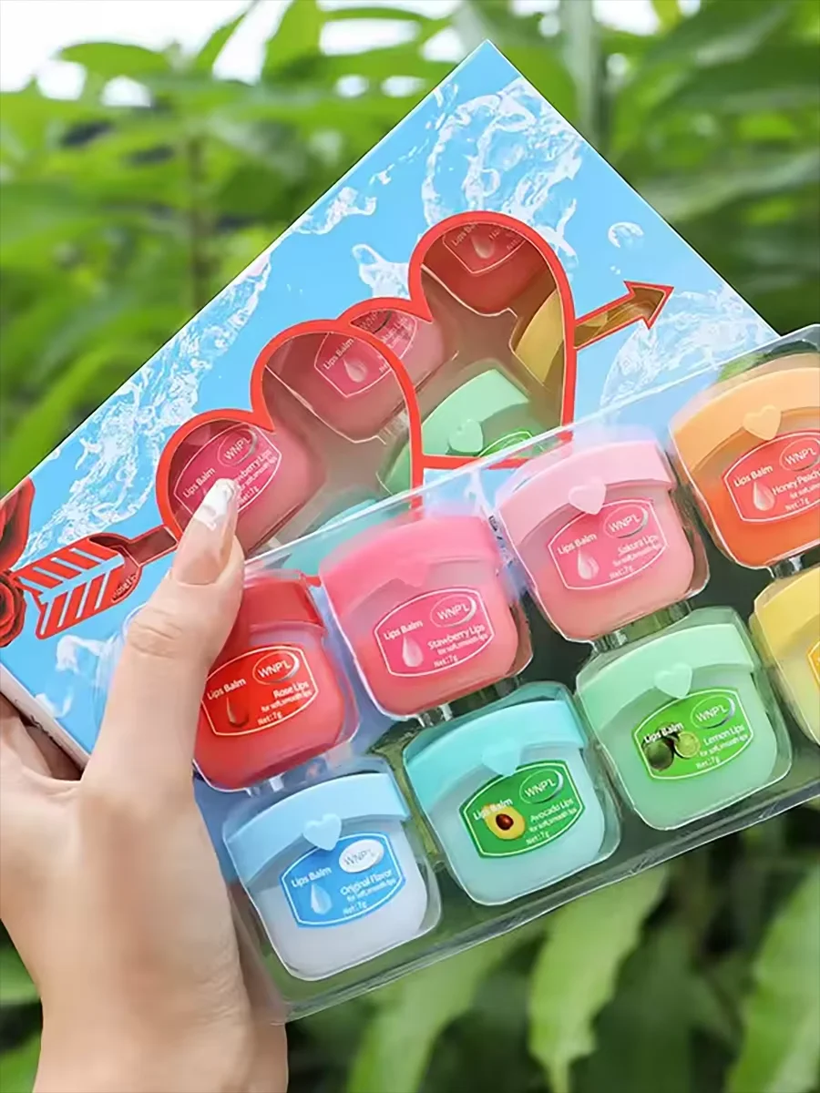 4/6/8 pièces ensembles de baumes à lèvres hydratants rouge à lèvres maquillage Base végétale naturelle hydratant baume à lèvres Anti-fissuration lèvres soins de la peau