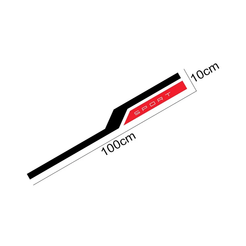 

100cm Car Hood Bonnet Sticker Universal Car Sticker Non Fading For Audi BMW Nissan Toyota Jeep Hyundai Sport Auto Decor Decal