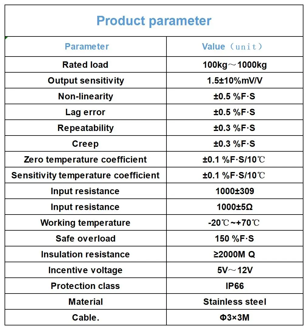 Load Cell Weighing Sensor + Indicator display,Test Tension and Compression Force Weight Pressure Sensor for Scale  100KG-1T