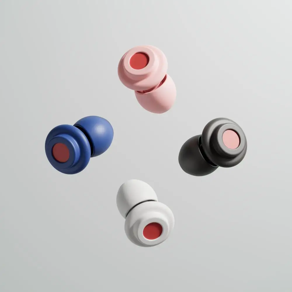 Silicone Ear Plugs For Sleep-Noise Reduction Anti-snoring Hear Protection Earplugs Soft Silicone Waterproof Swimming