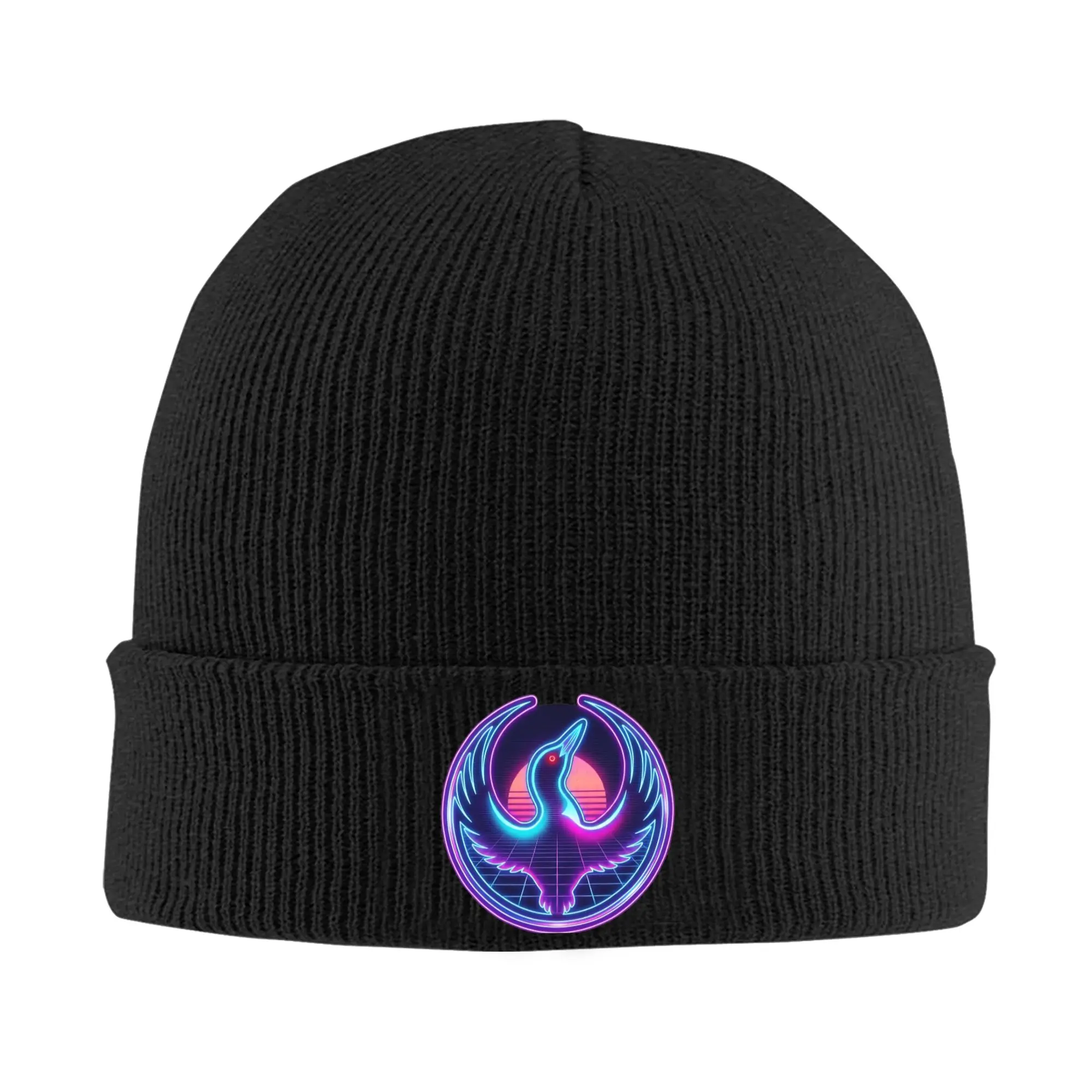 

Minnesota Rebel Loon Beanie Hats Knitted Hat Female Male Street Warm Soft Caps Spring Outdoor Sport Graphic Bonnet Hats