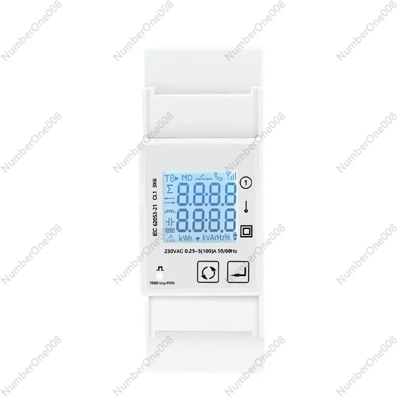 SDM 230V Modbus Singe Phase Energy Meter Pulse/Modbus output RS485 SCADA Systems Electricity Kwh Meter