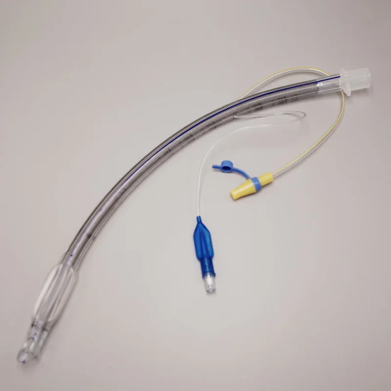 PVC endotracheal reinforced cuffed tube with suction catheter 5.0-9.0mm