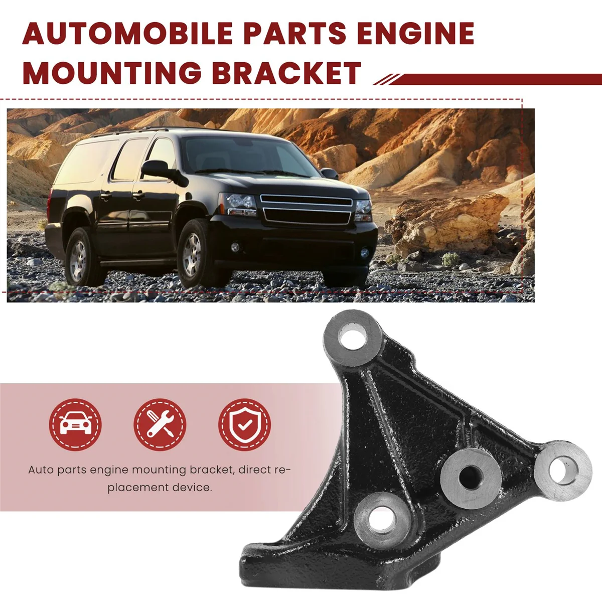 For Honda CRV 1PCS Passenger Side Engine Mount Bracket K24 Swap 11910-PPA-000 Accessories