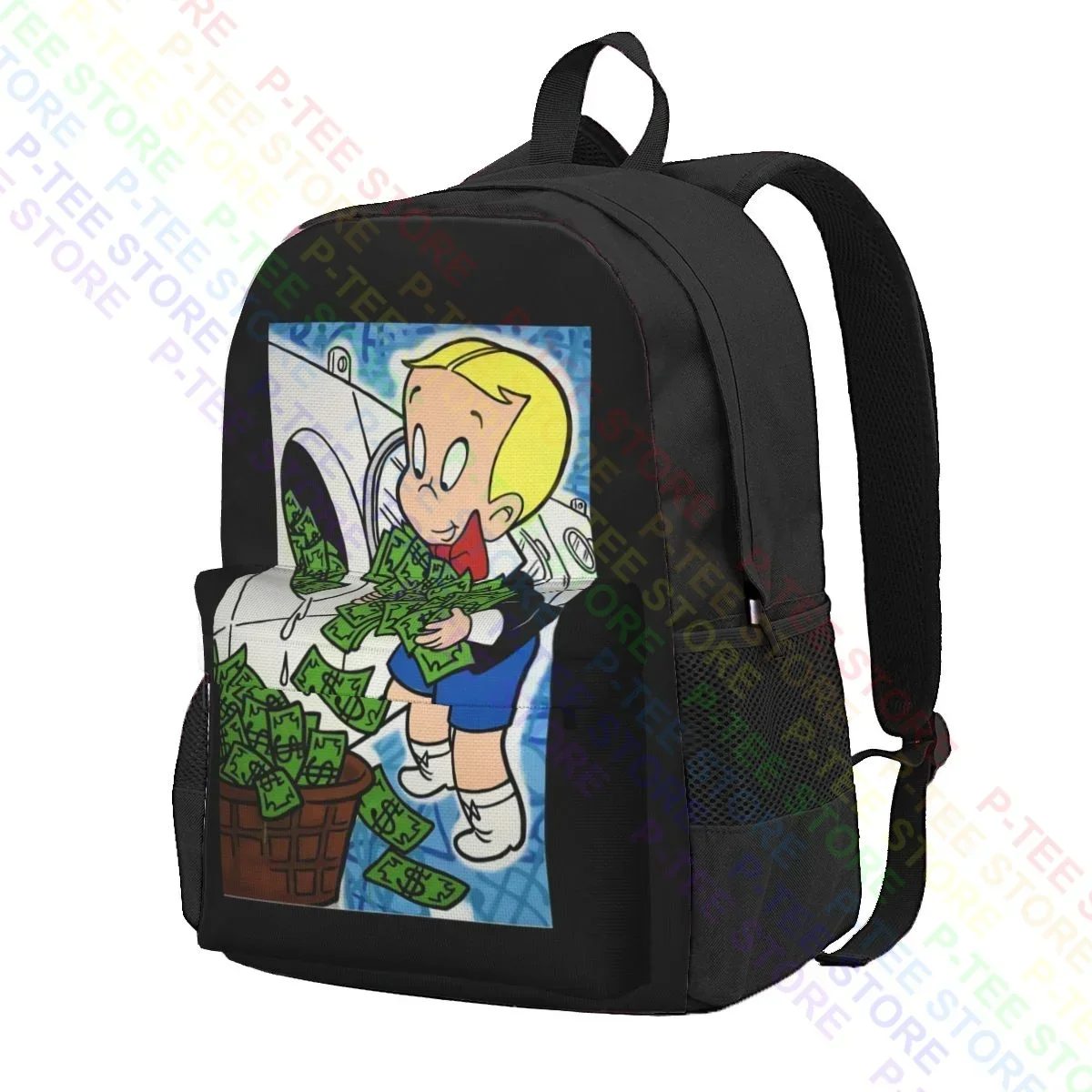 Alec Monopoly Richie Rich Money Large Capacity Backpack Newest Foldable Sports Bag Outdoor Running