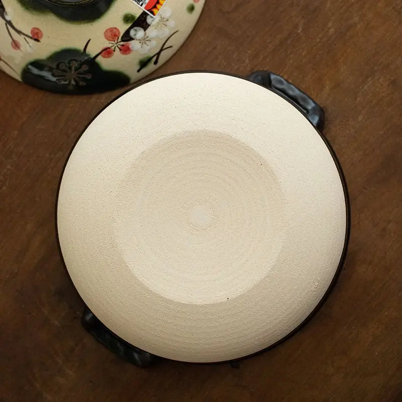 Olla de tierra Yakube, cacerola resistente a altas temperaturas y al fuego, hogar de estilo japonés, cazuela de llama abierta