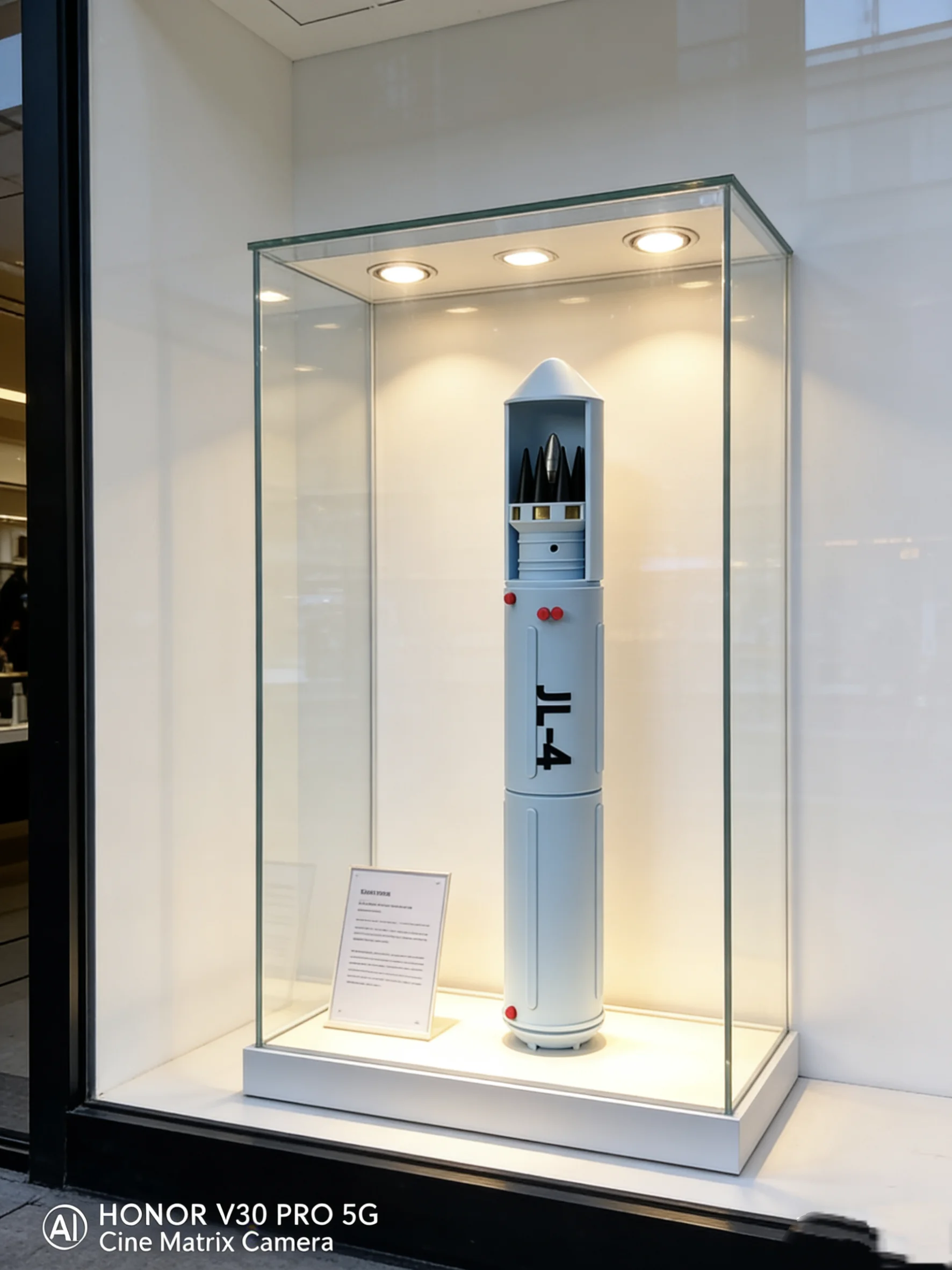3D Printed Chinese Navy JL-4 SLBM Model with MIRV Structure for Military Enthusiasts Display Collection