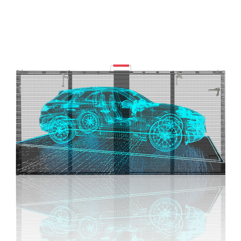 P3.91 8s Outdoor Hot Sale  Waterproof Colorful  HD LED Transparent Display Screen for Science and Technology Museum