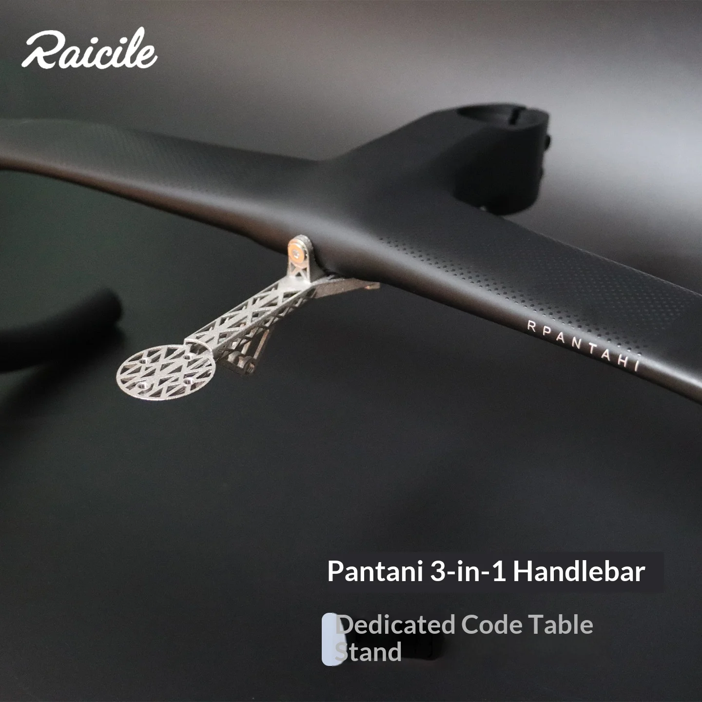 

Raicile Bike Mount 3D-printed TC4 titanium alloy one-piece stem-mounted time trial mount Road bike mount
