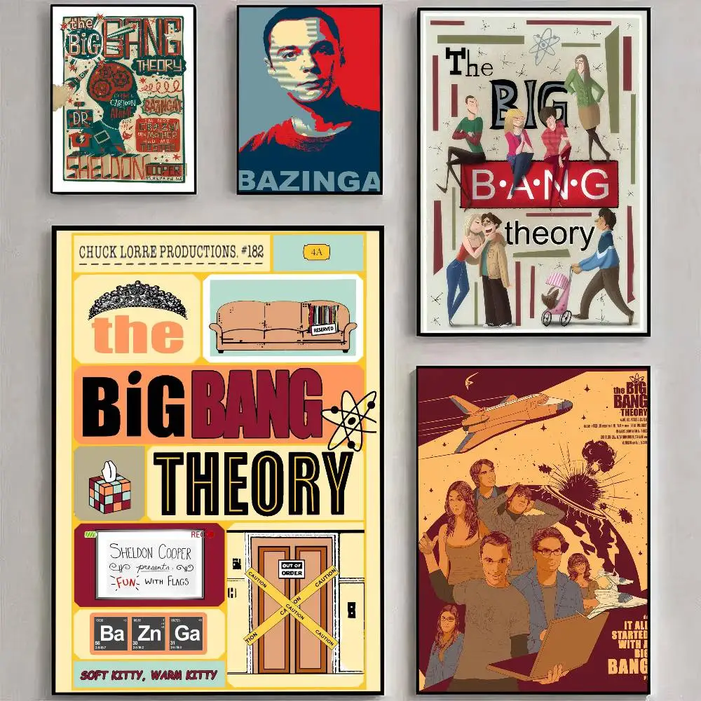 American TV series The Big Bang Theory   Classic Movie Posters HD Quality Poster Wall Art Painting Study Nordic Home Decor
