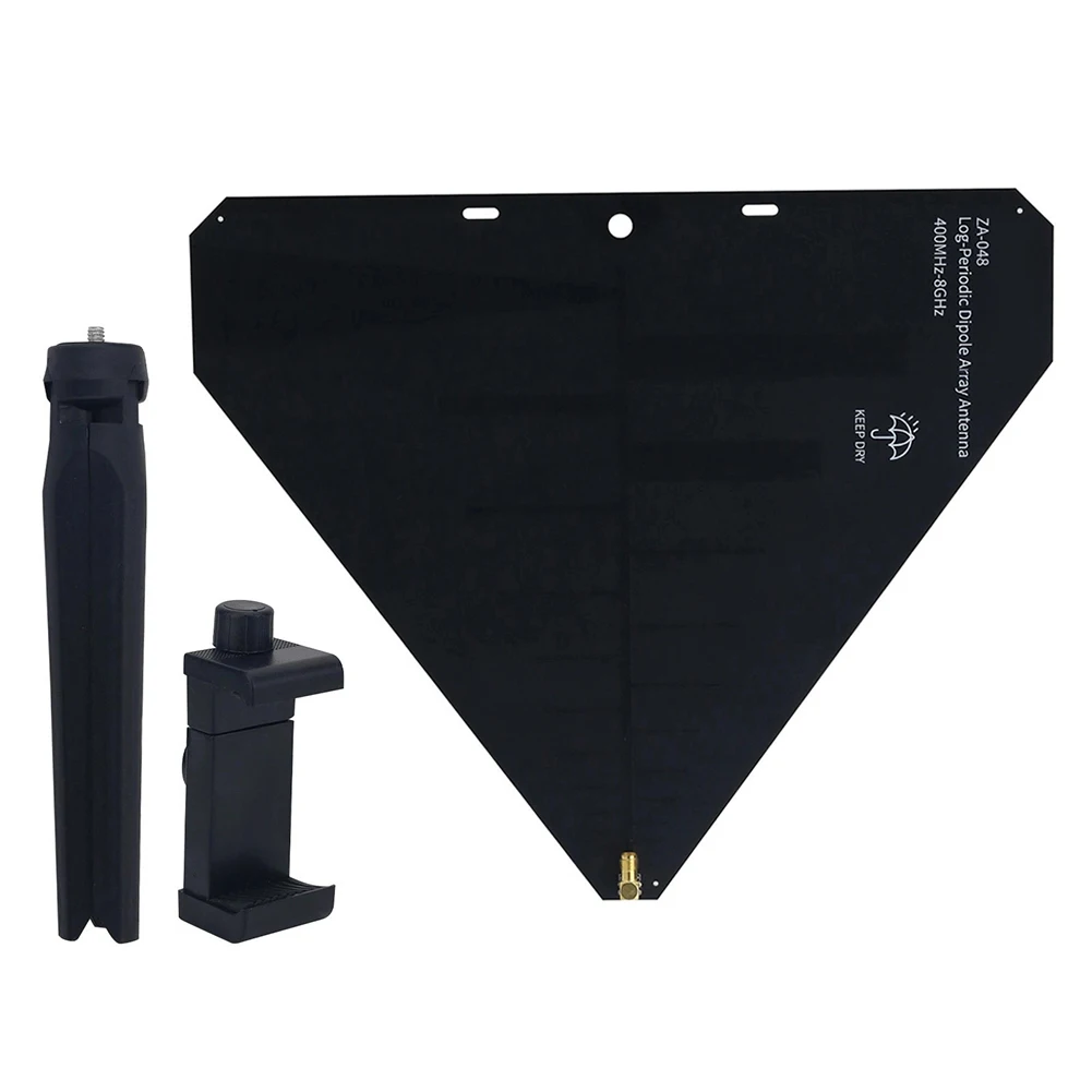 ZA-048 Logarithmic Log Periodic Antenna 400MHz-8GHz Dipole For HAM Radio 5G Signal Analysis For Spectrum Monitoring Accessories