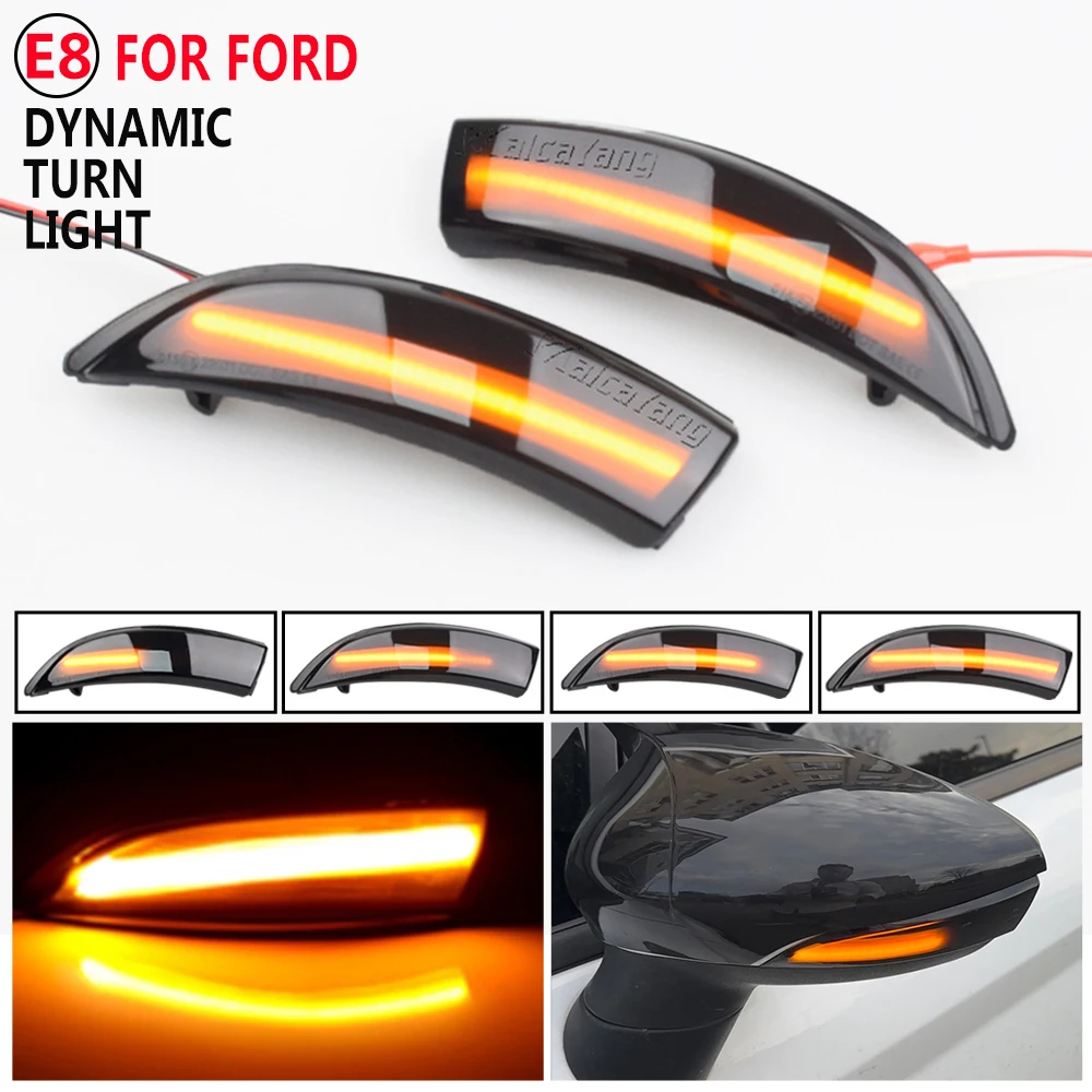 Clignotant ociamique LED, Indicateur de Rétroviseur Latéral, pour Ford Fi.C. Mk7 2008-2017, B-Max