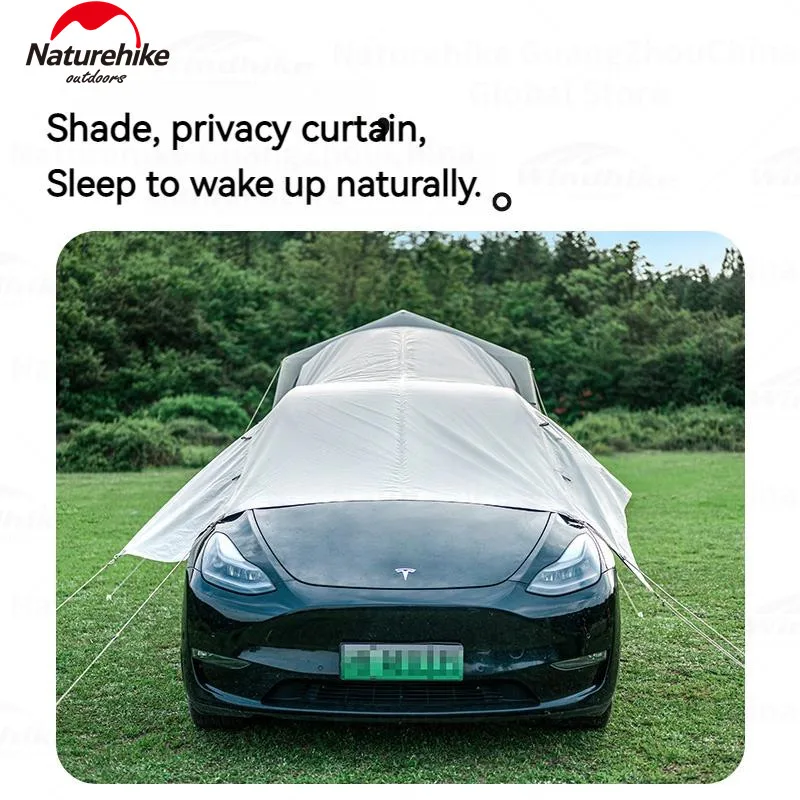 Naturehike AIR 7.0 Inflatable Car Tail Tent Camping Sunshade Waterproof SUV MPV Side Tunnel Beach Outdoor 35㎡ Tent With Canopy