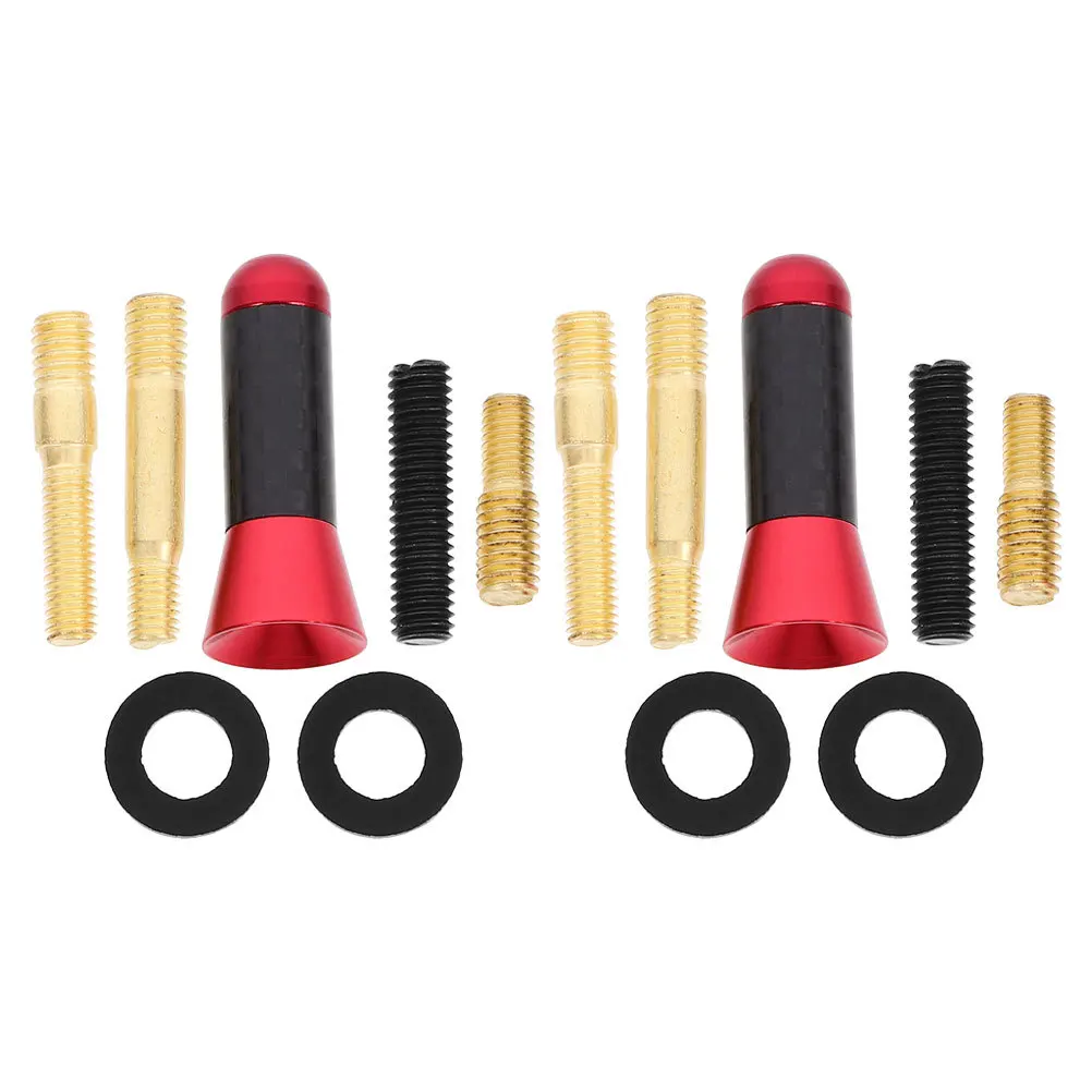 

2Sets Carbon Fiber Car Antenna Aluminum Alloy Short Auto Roof Antenna Universal Vehicle Signal Receiver Car Antena