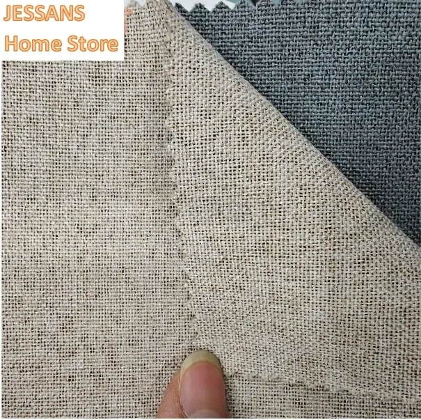 

Custom Size Full Blackout Curtain Linen 100% Blackout Curtain Simple Modern Living Room Door Screen Shutter Home Decor