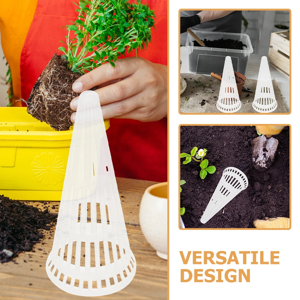 

5 Pcs Cups Leakproof Plant Grow Basket PP Net Orchids Net Pots For Hydroponics for Hydroponic Pots Plants