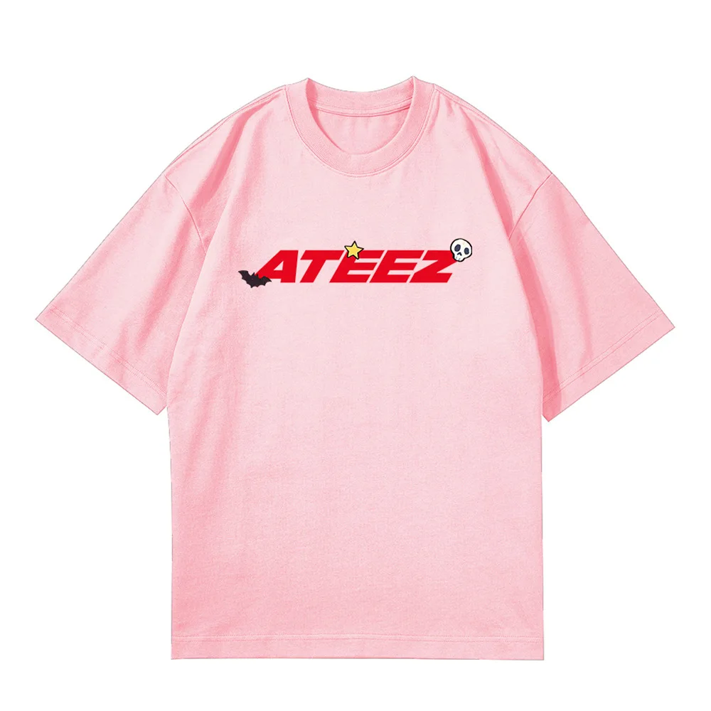 KPOP ATEEZ 25 Years Cartoon Short-sleeved T-shirt Customized Hongjoong Mingi San Yunho Fans Gift Fans Concert Clothing view 3