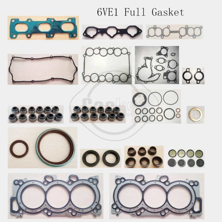 6QA1 6QA2 6VE1 8PD1 Full Gasket Kit Parts Manufacturing factory For Isuzu Diesel Engine 1-87810199-4 5-87813756-0 1-87810625-2