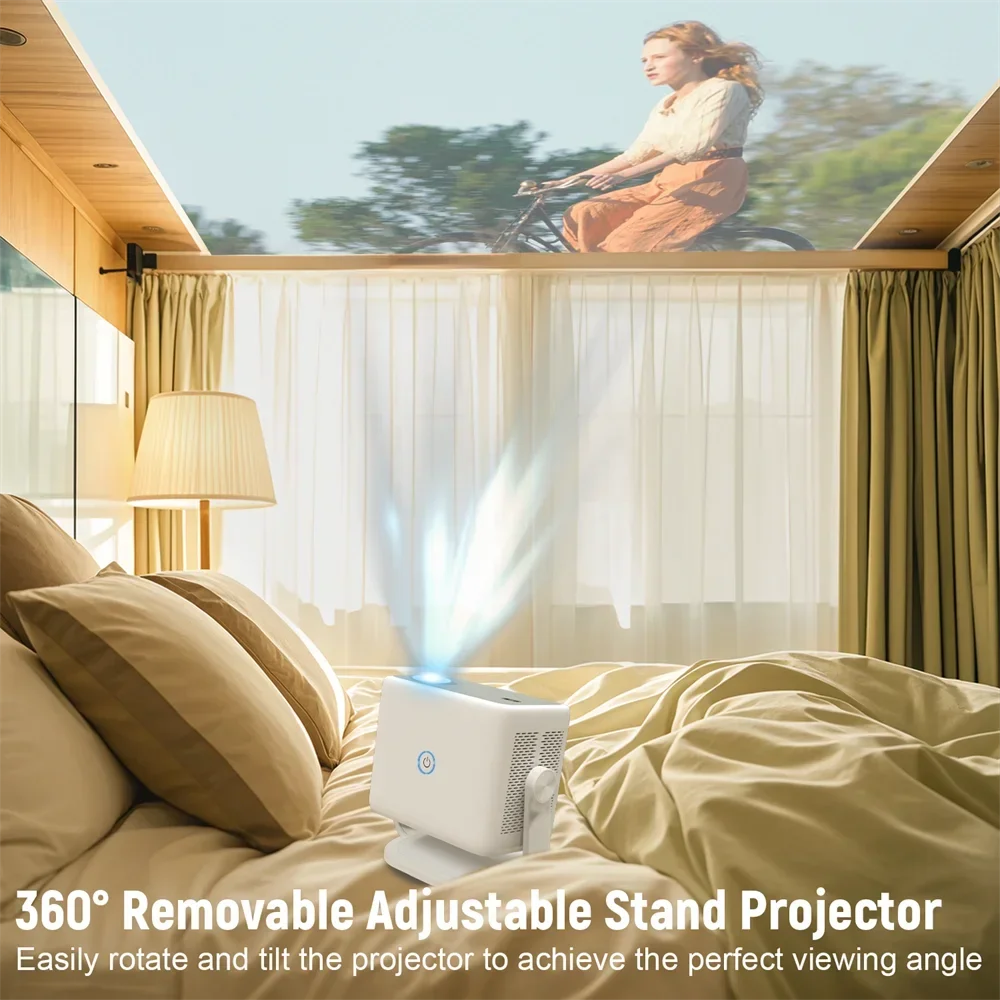 Proiettore TP350 650 ANSI 4K HD 1080P Messa a fuoco automatica Android 11 Wifi6 BT5.2 Video esterno portatile Smart Home Theater Proyector