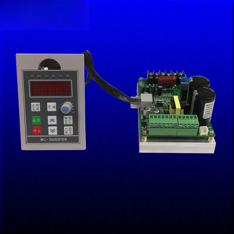 220V Single Phase Mini VFD Open Frame Inverter for Mixer Reactor Motor Speed Controller 200W/400W Industrial