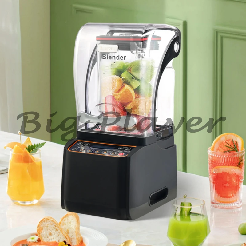 

Brushless Motor Mute Smoothie Machine Commercial Milk Tea Shop Automatic Ice Crusher Smoothie Machine