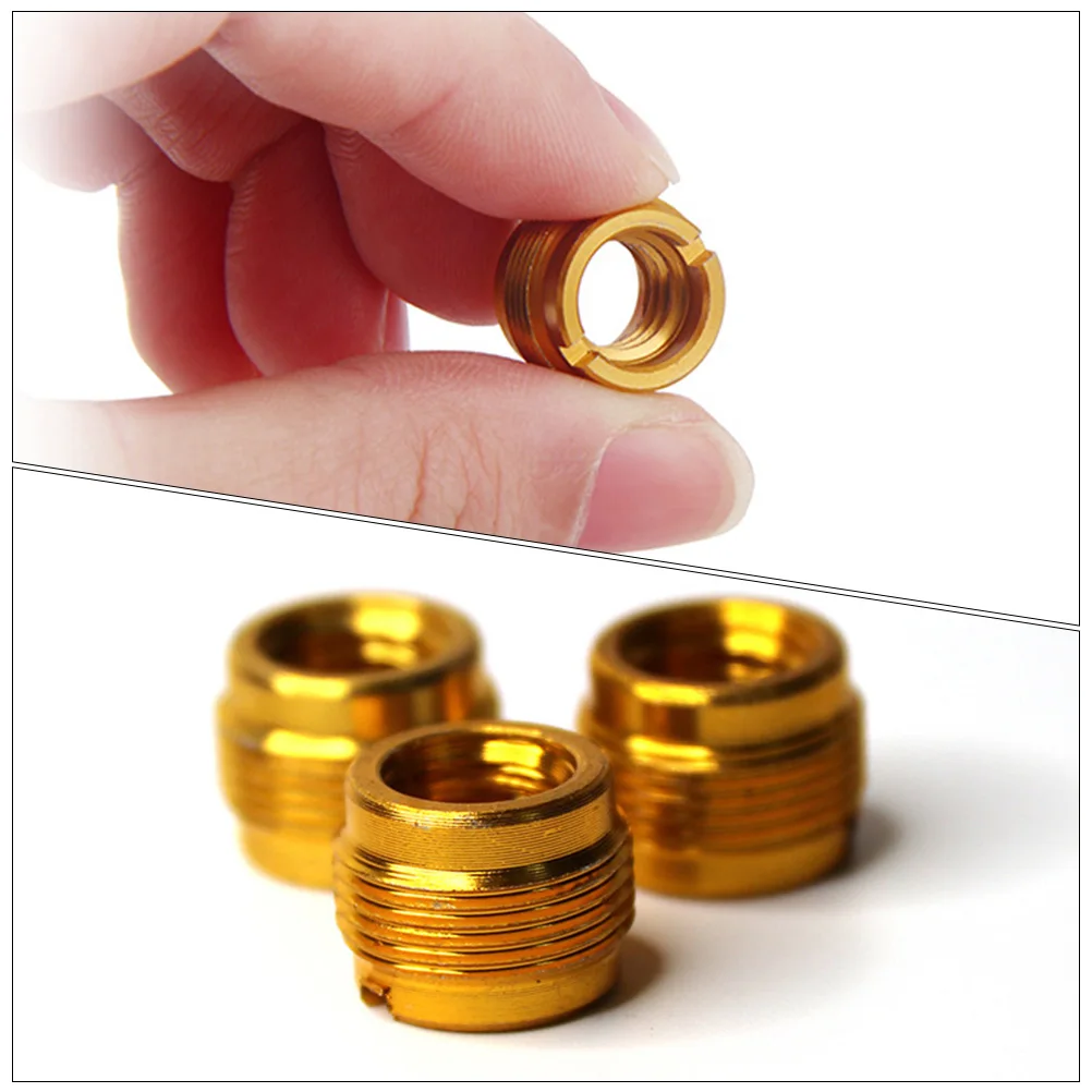 

30pcs Mic Adapter 3/8 Female To 5/8 Male Thread Replacement For Microphone Stand Mount Screw Connector Compatible With Mic