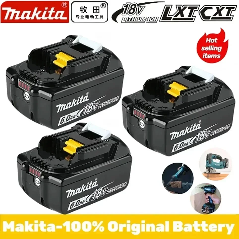 

100% Genuine for makita 18v battery 5Ah/6Ah，makita 18 v battery BL1830B BL1850B BL1850 BL1840 BL1860 Replacement Lithium Battery