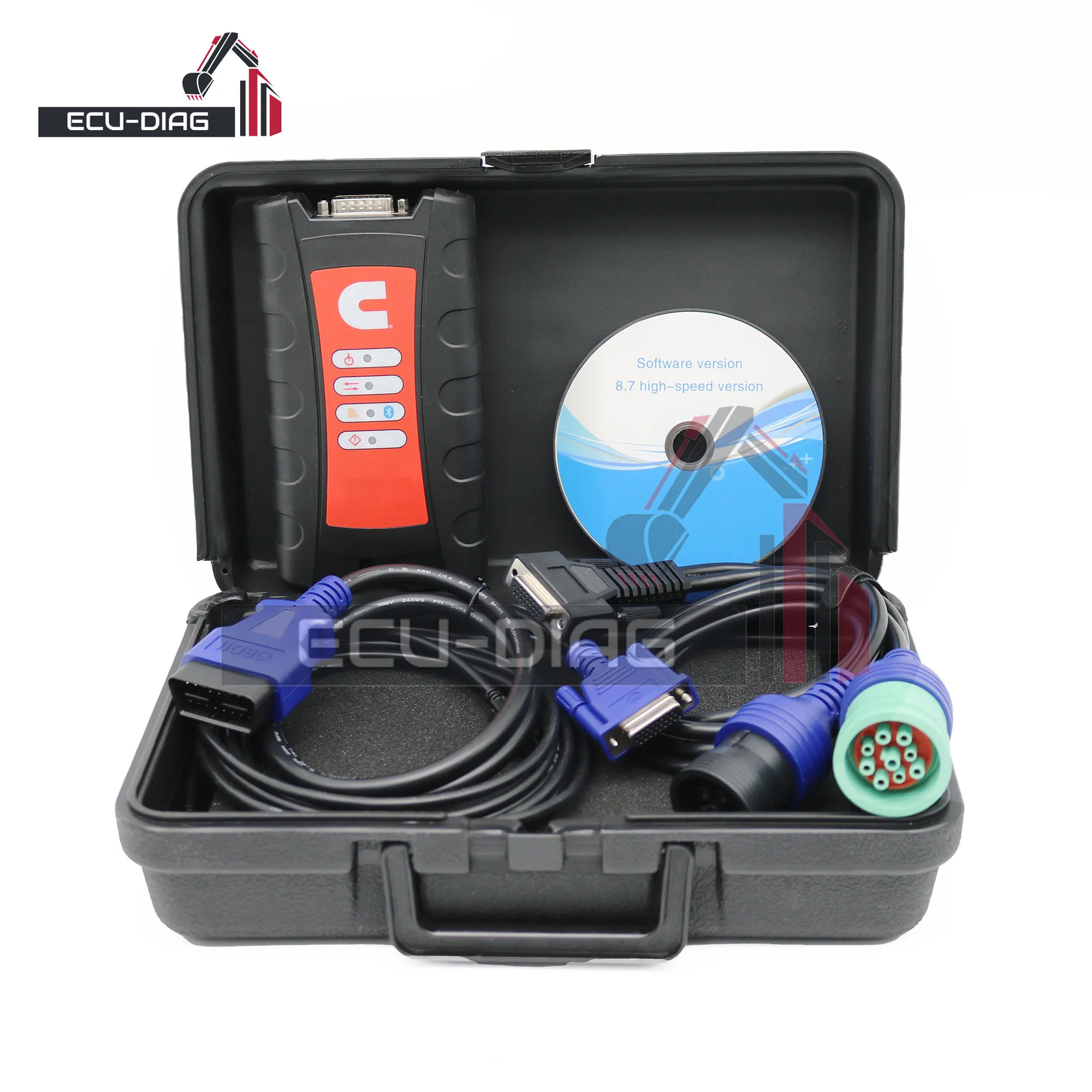 INLINE 7 For cummins Diesel Truck Data Link diagnostic tool scanner with Insite pro v9.0 WI-FI