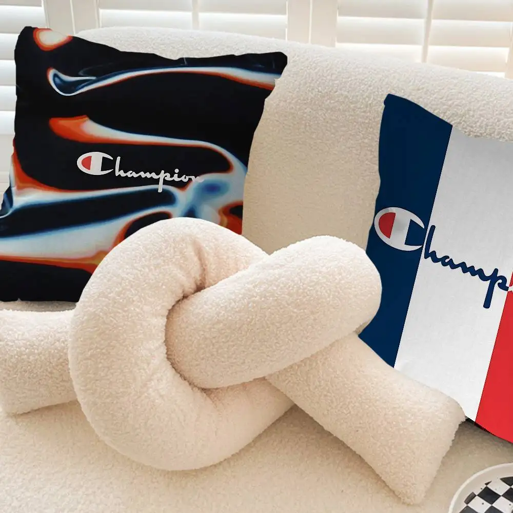 

Famous Brand C-Champion Logo Pillow Anime Pillow Sofa Bed Head Pillow Cover Cushion Cover 45x45 Cm Fashion