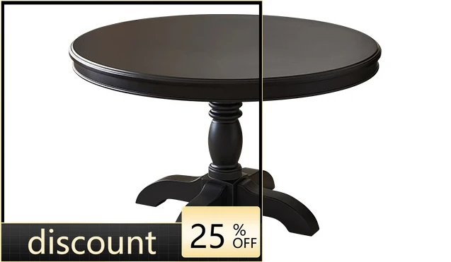 

LMM all solid wood dining table walnut wood home dining room table and chairs 1.5 meters