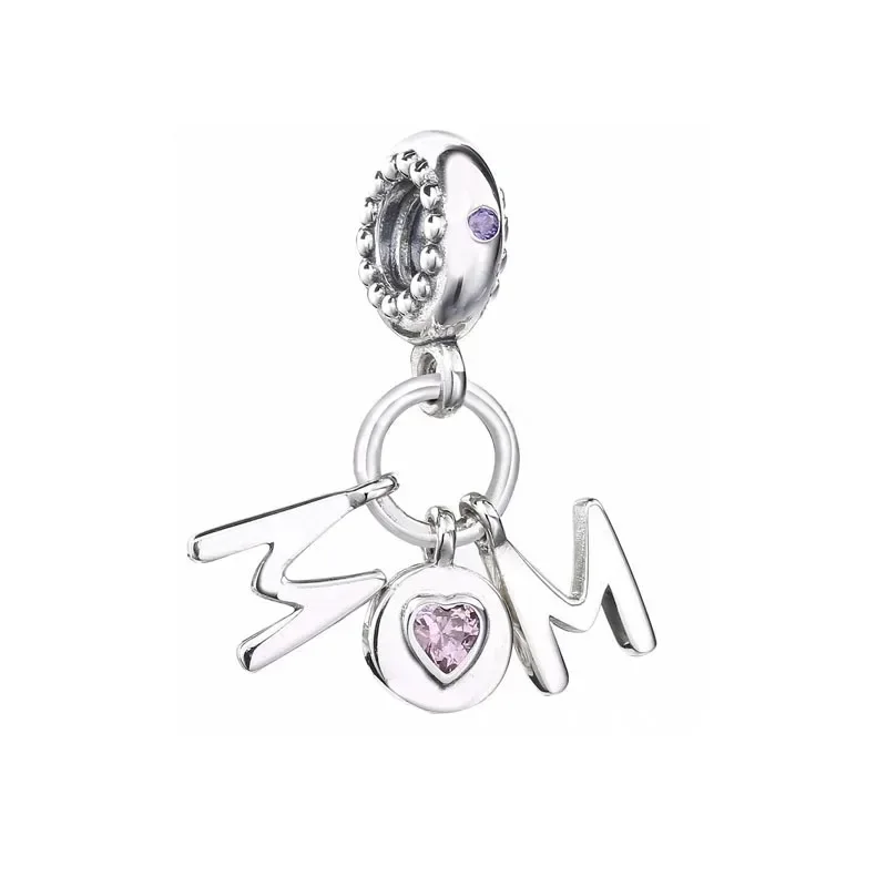 Originale 925 Sterling Silver alato cuore fiocco di neve stella cigno Cowry Charms perline per Pandora braccialetto fai da te gioielli da donna regalo