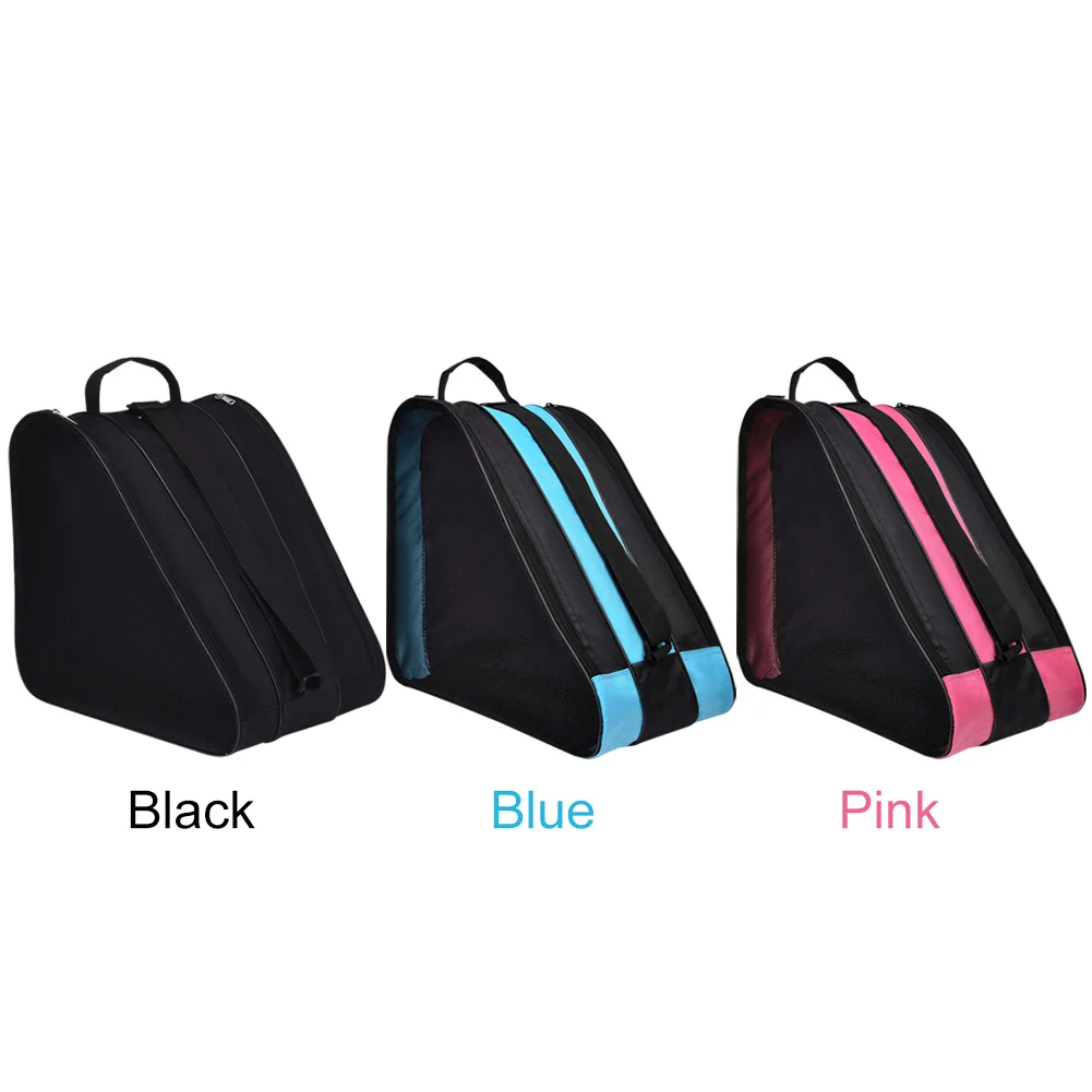 حقيبة تزلج على الجليد للأطفال مع جيوب شبكية جانبية، حقيبة ظهر سميكة للسفر والتزلج على الجليد، حقيبة حمل، ملحقات تزلج دوارة للأطفال #1