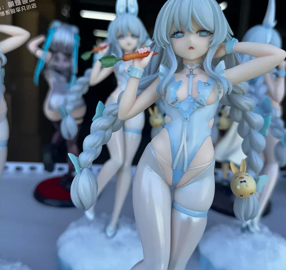 31cm Game Azur Lane Mnf Le Malin Action Figure Standing Posture Pvc Bunny Girl Anime Model Statue Desk Decor Toys Doll Gifts