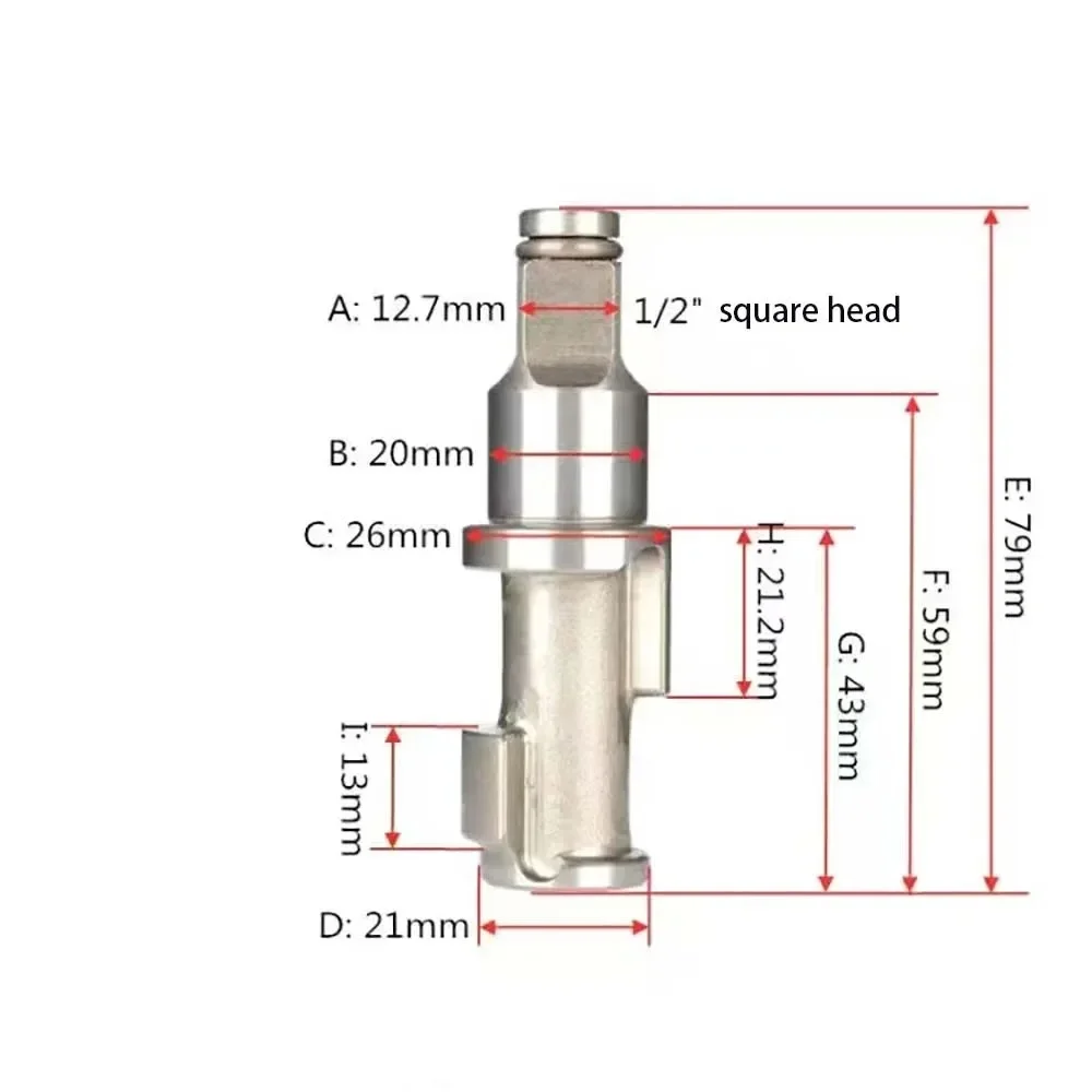 

Pneumatic Tools Air Impact Wrench Anvil Driver Spindle Axis Hammer Block Repair Parts 1pc